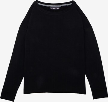 Sweat-shirt 'Riane' Elbsand en noir : devant