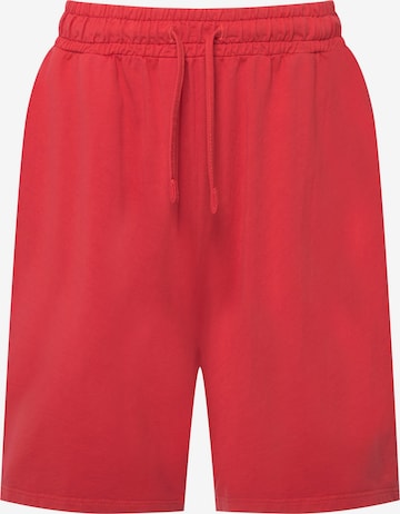 Ulla Popken Regular Broek in Rood: voorkant