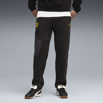 PUMA Loosefit Sportbroek 'Borussia Dortmund' in Zwart: voorkant