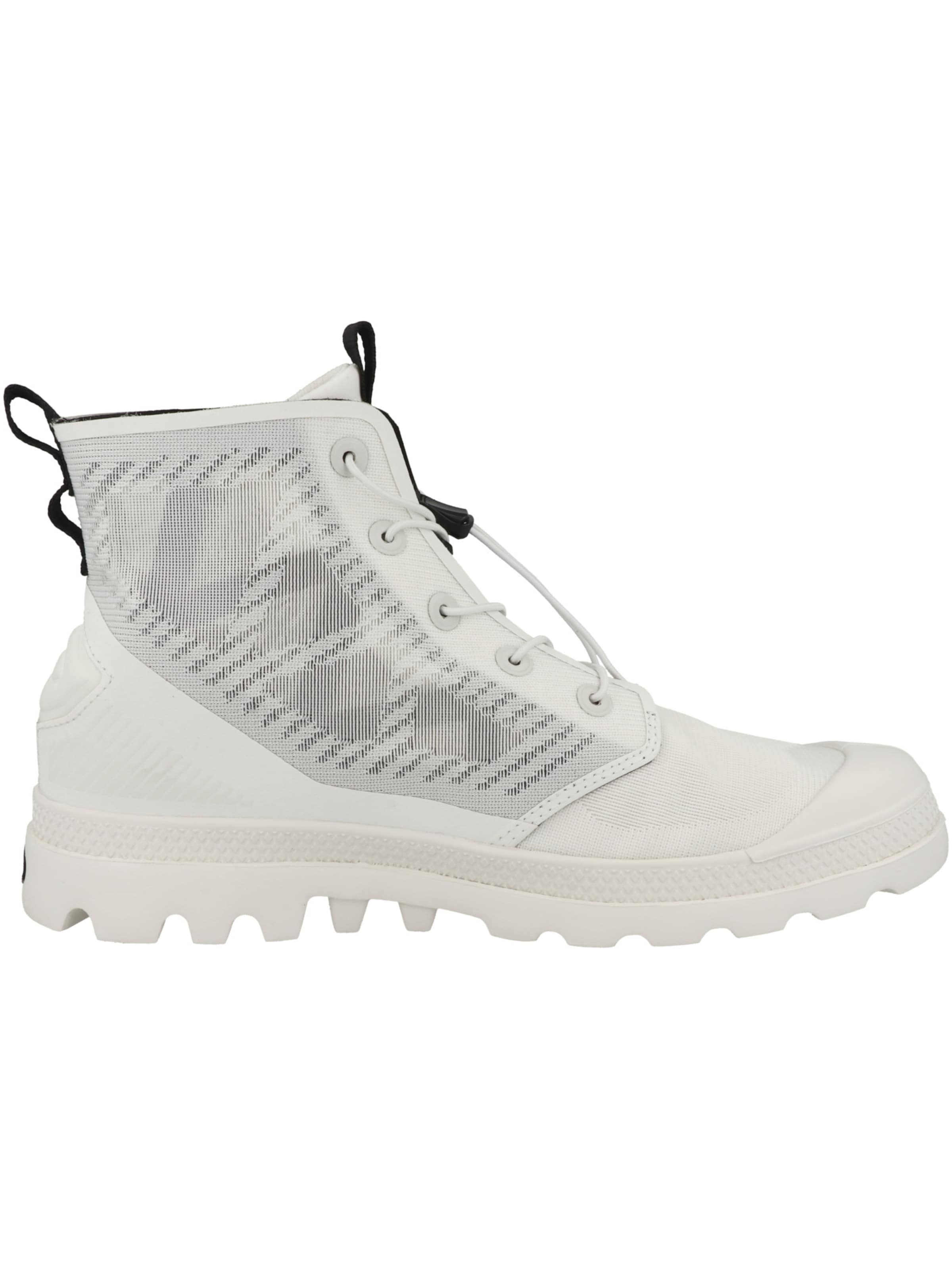 Palladium Schnürboots 'Pampa Lite Travel Vt' in Weiß