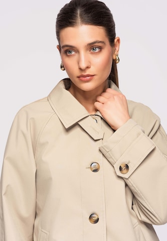 Ombre Between-seasons coat 'OW-COLC-0118' in Beige