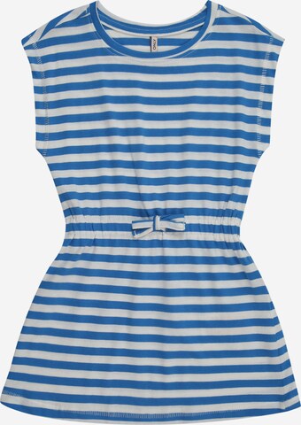 KIDS MINI GIRL Jurk 'MAY' in Blauw: voorkant