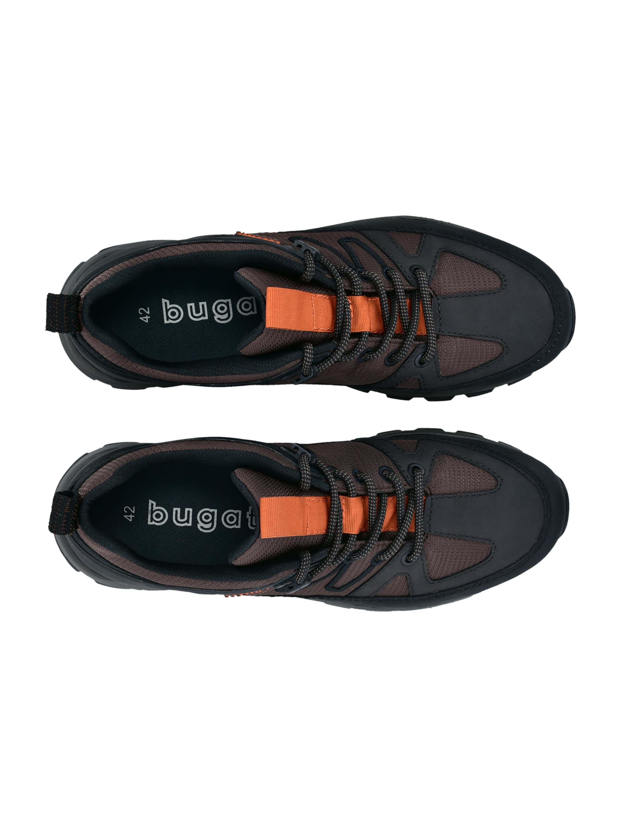 bugatti Athletic Lace-Up Shoes in Black