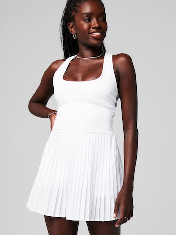 Fabletics Kleid 'HOT SHOT PLEATED CLASSIC MINI DRESS' in Weiß: Vorderseite