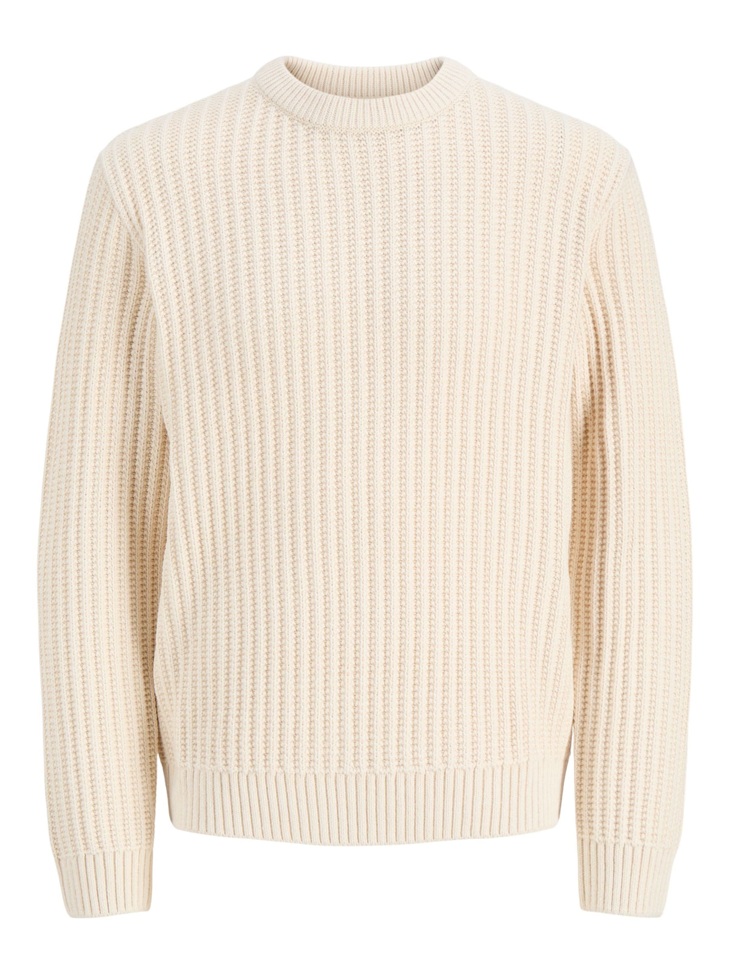 JACK & JONES Sweater in White: front
