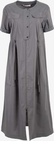 HELMIDGE Dress in Grey: front