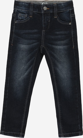 s.Oliver גזרת סלים ג'ינס בכחול: מלפנים