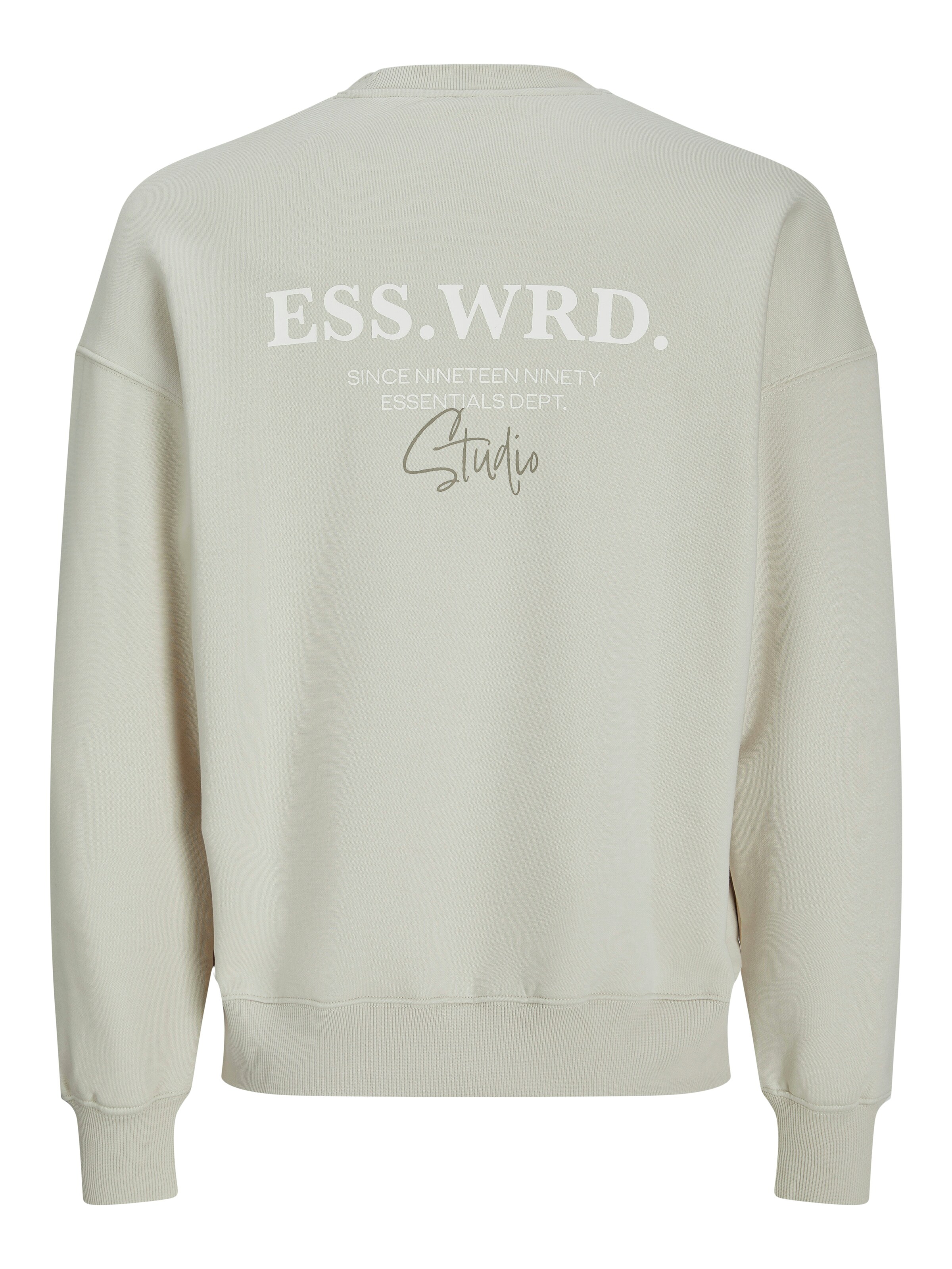 JACK & JONES Sweatshirt i beige: forside