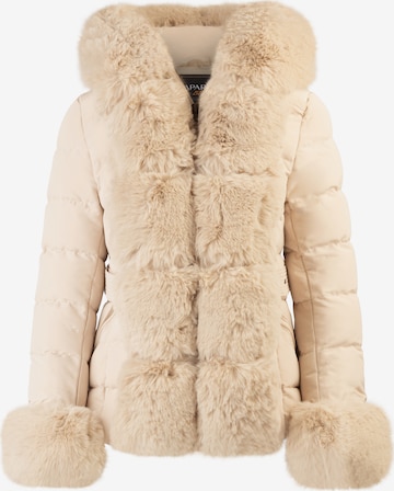 APART Winter Jacket in Beige: front