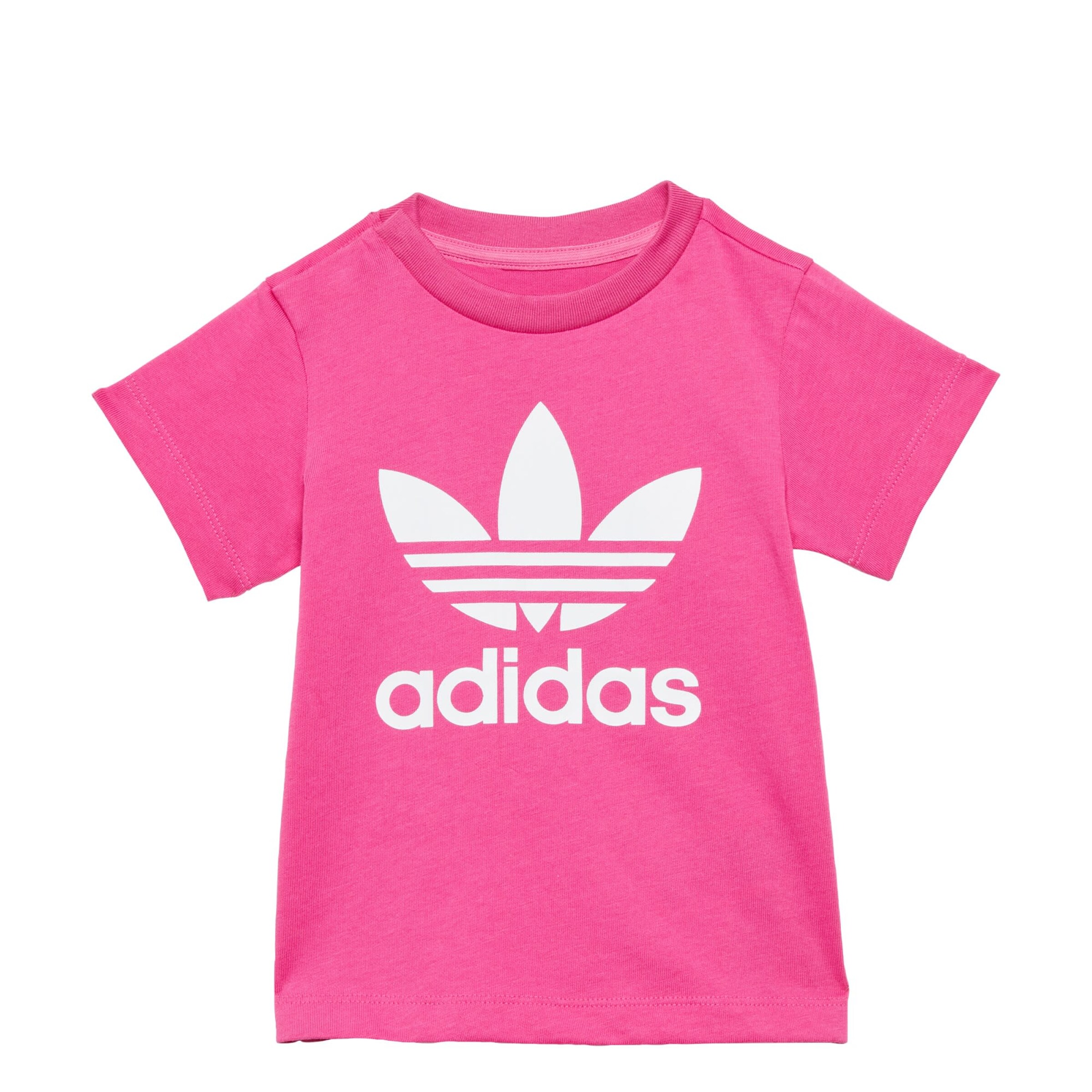 T-Shirt 'Trefoil' ADIDAS ORIGINALS en rose : devant