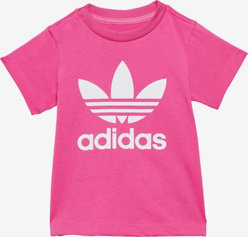 ADIDAS ORIGINALS Shirt 'Trefoil' in Roze: voorkant