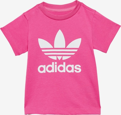 ADIDAS ORIGINALS T-Shirt 'Trefoil' en rose clair / blanc, Vue avec produit