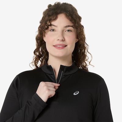 ASICS Funktionsshirt in grau / schwarz, Produktansicht