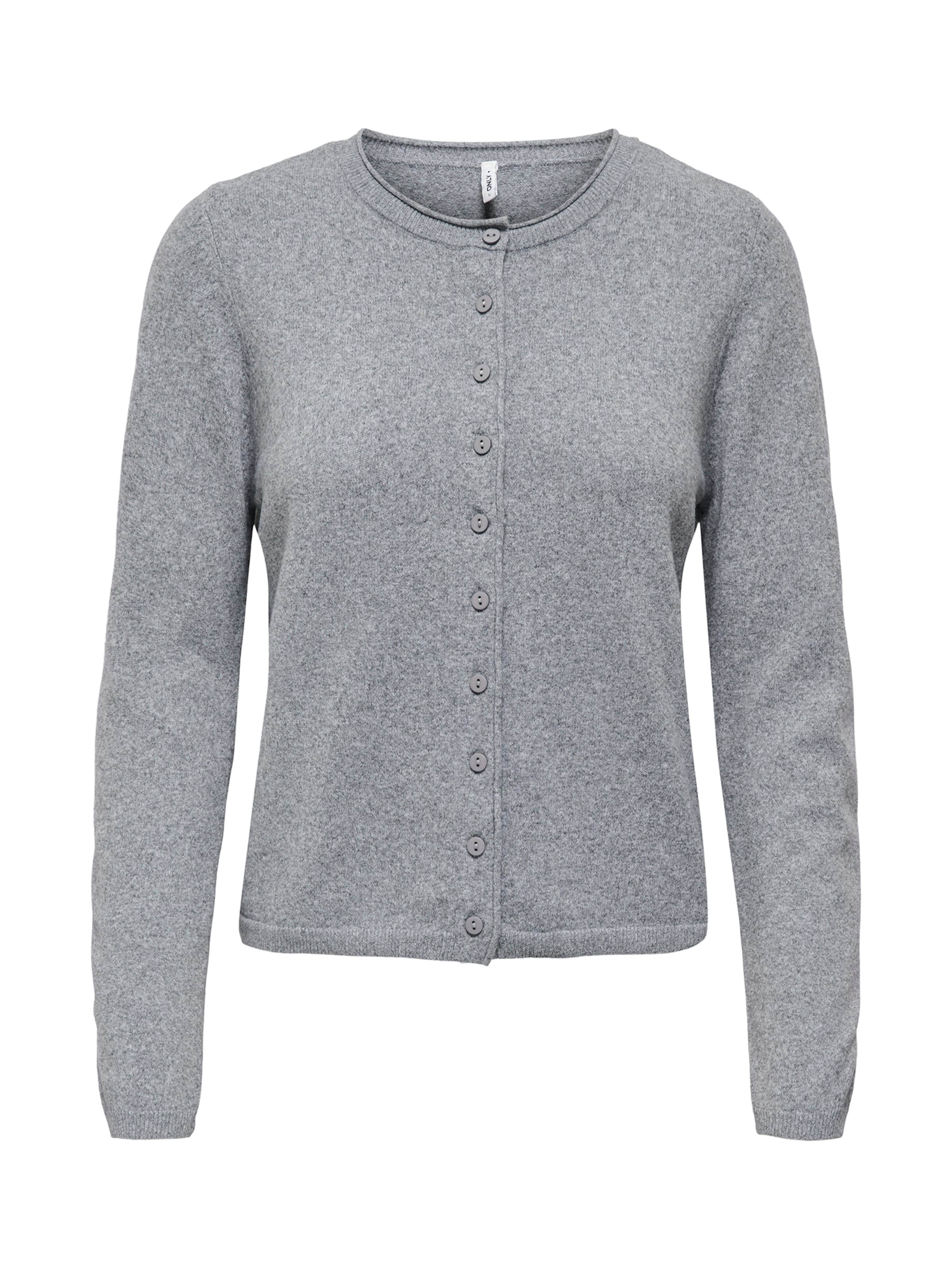 ONLY Knit cardigan 'ONLLoyal' in Grey: front