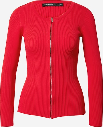 Karen Millen Gebreid vest in Rood: voorkant