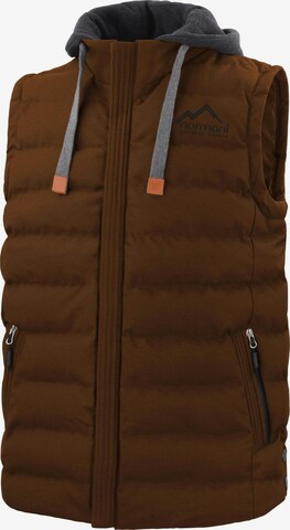 Gilet de sport 'Nanaimo' normani en marron