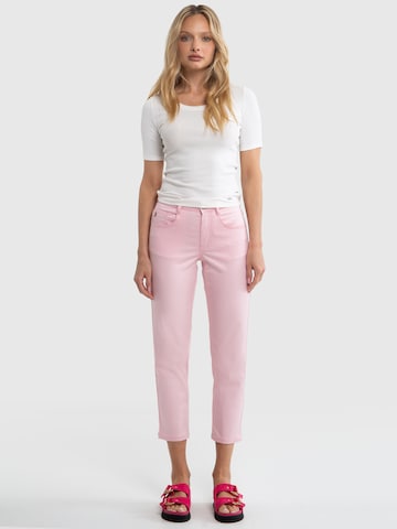 BIG STAR Slimfit Chino ' LUCIA ' in Roze