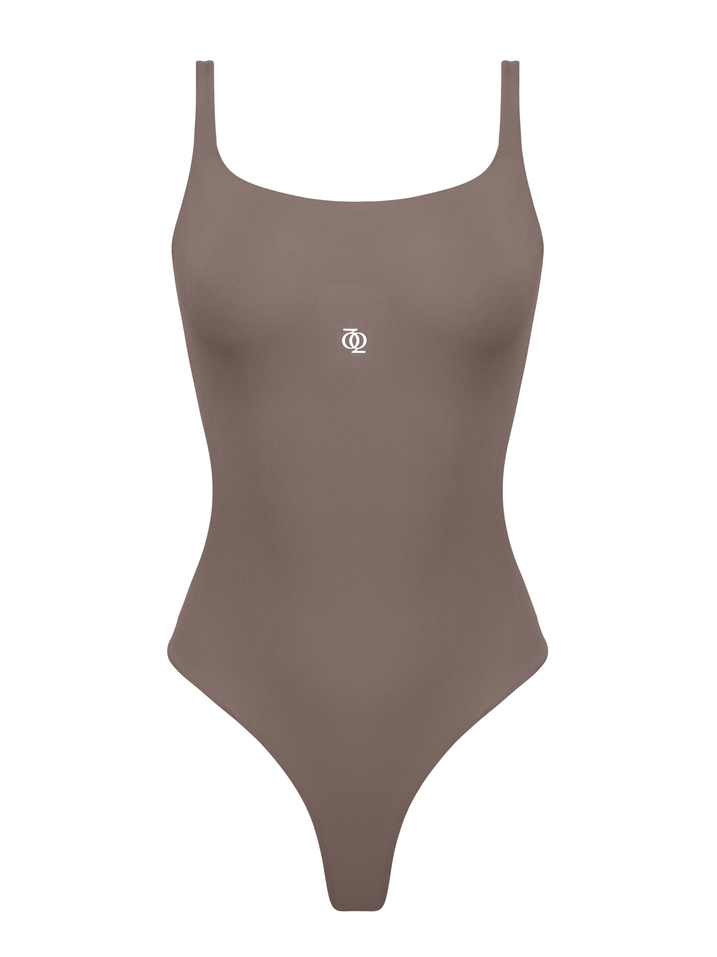 GOD SAVE QUEENS Bodysuit in Brown: front