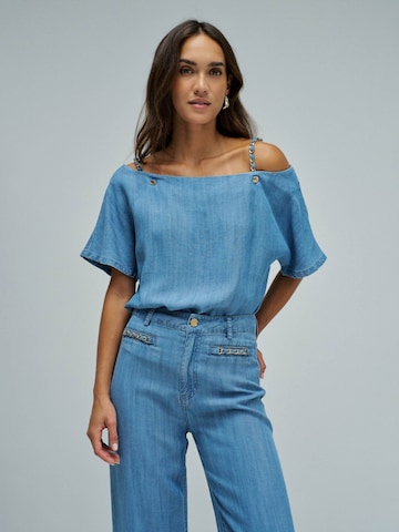 Salsa Jeans Blouse in Blue: front