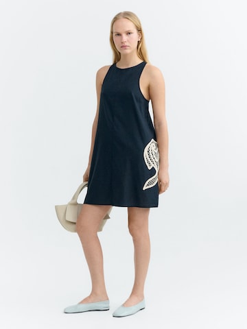 Thinking MU Summer Dress 'Aniela ' in Blue
