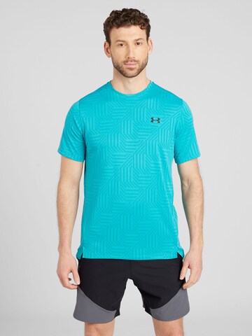 UNDER ARMOUR Sportshirt 'Vent Geotessa' in Grün: Vorderseite