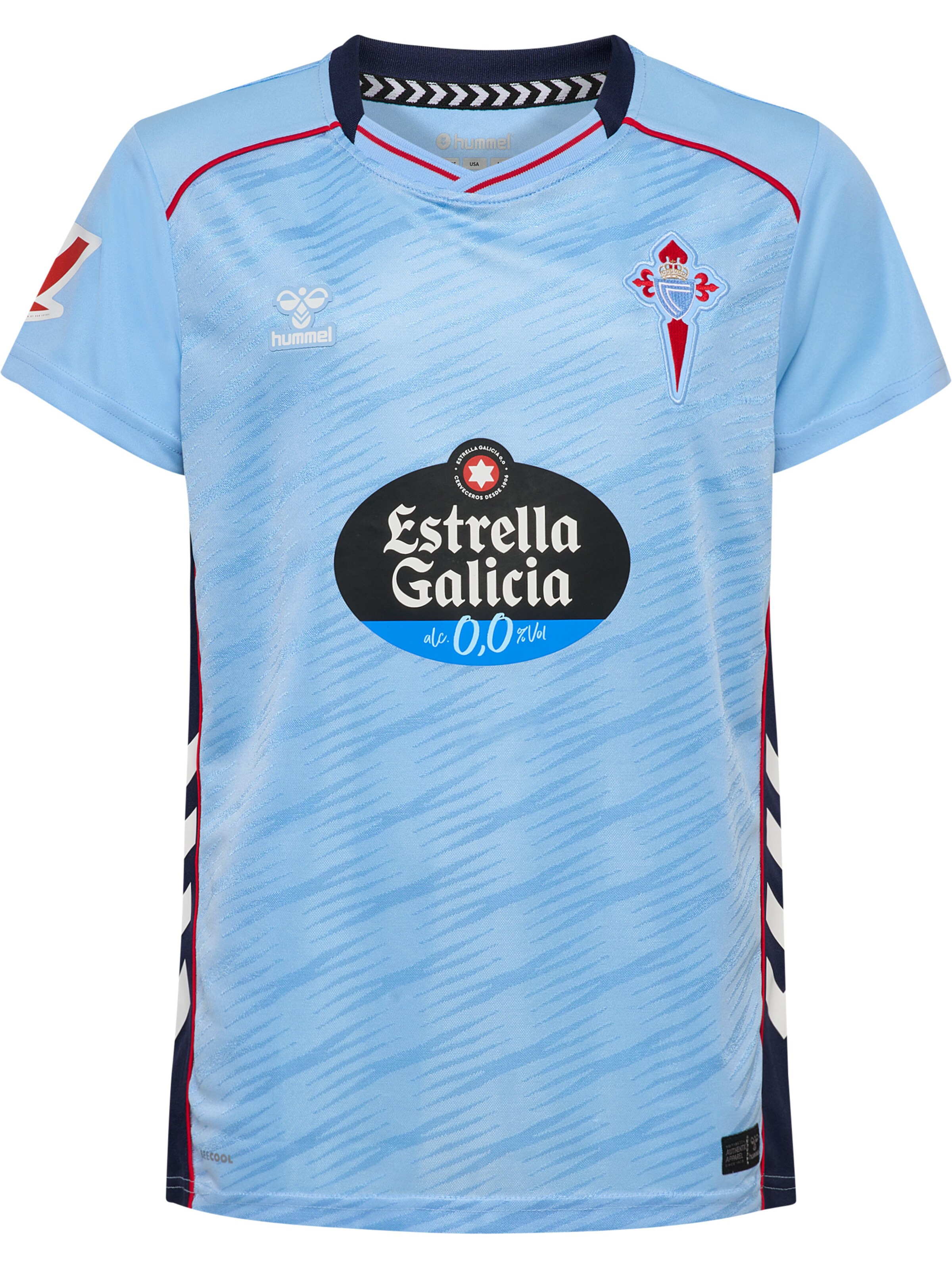 T-Shirt fonctionnel 'Celta Vigo' Hummel en bleu : devant