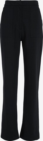 Calvin Klein Jeans - Pierna ancha Pantalón en negro: frente