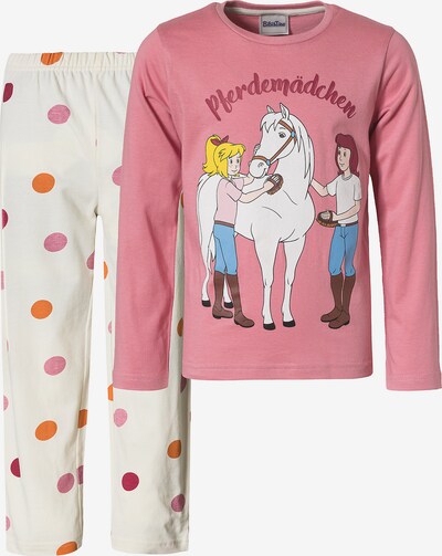 Bibi und Tina Schlafanzug 'Pferde' in mischfarben, Produktansicht