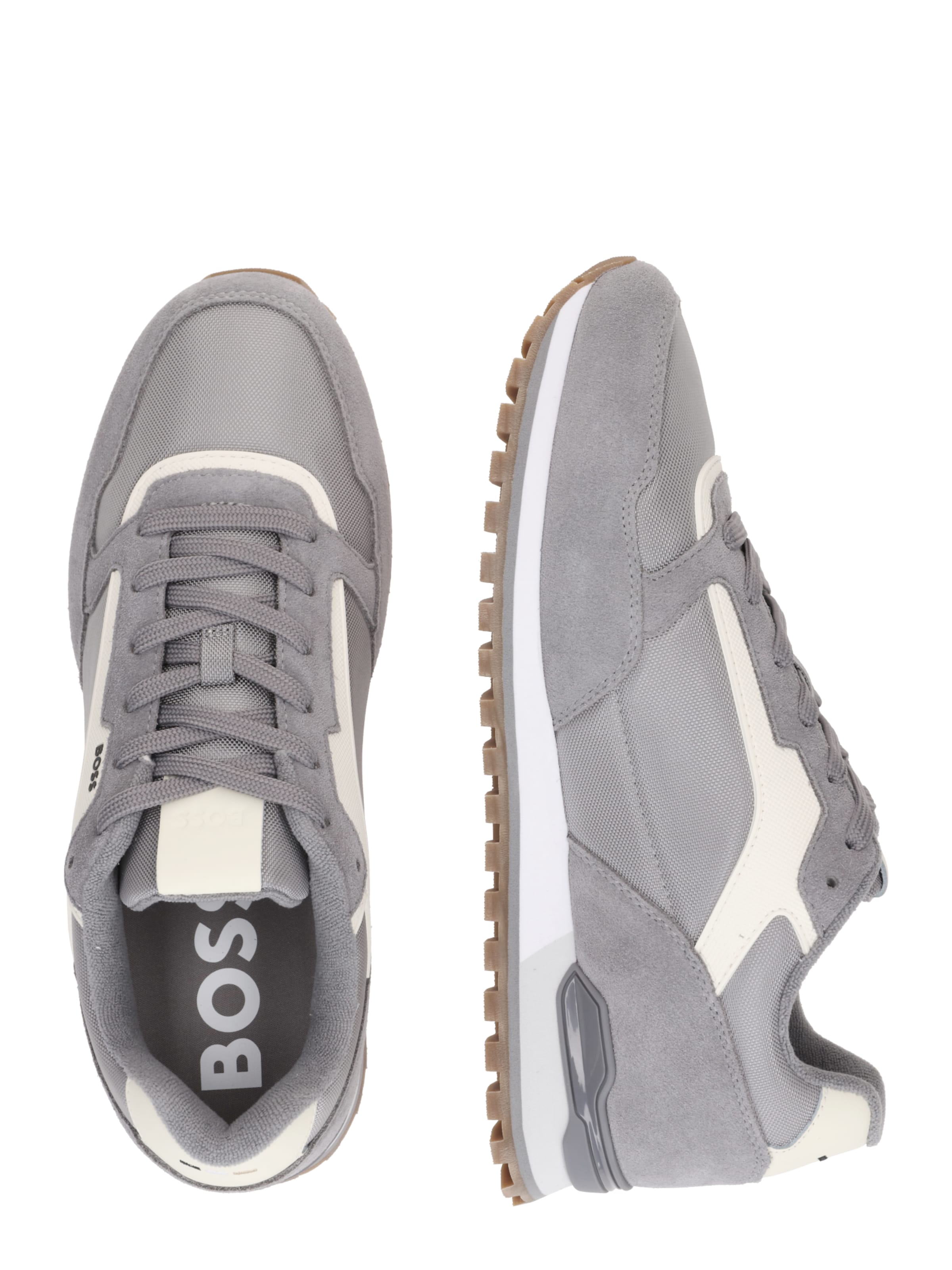 BOSS - Zapatillas deportivas bajas 'Parkour' en gris