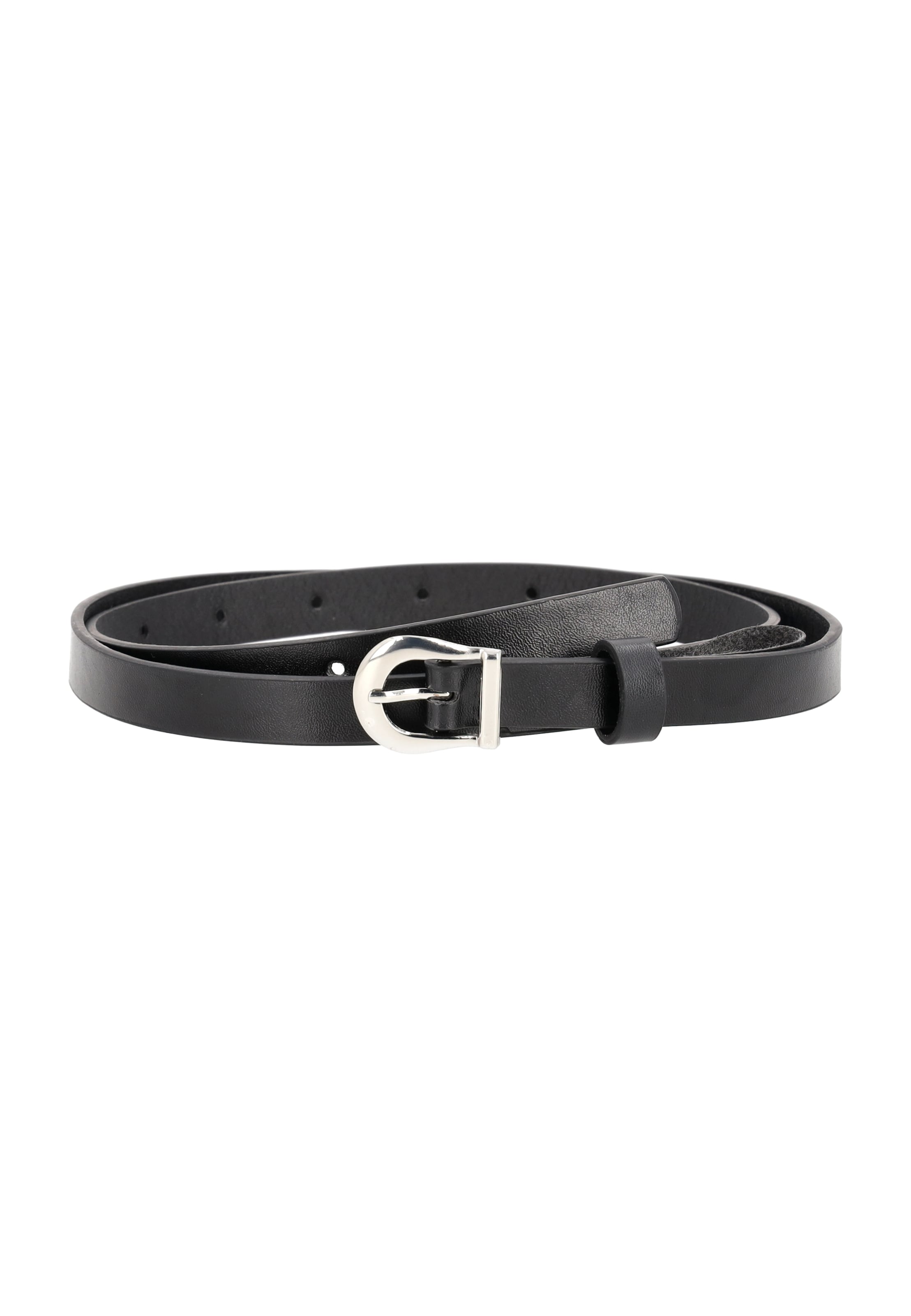 Ceinture IZIA en noir : devant