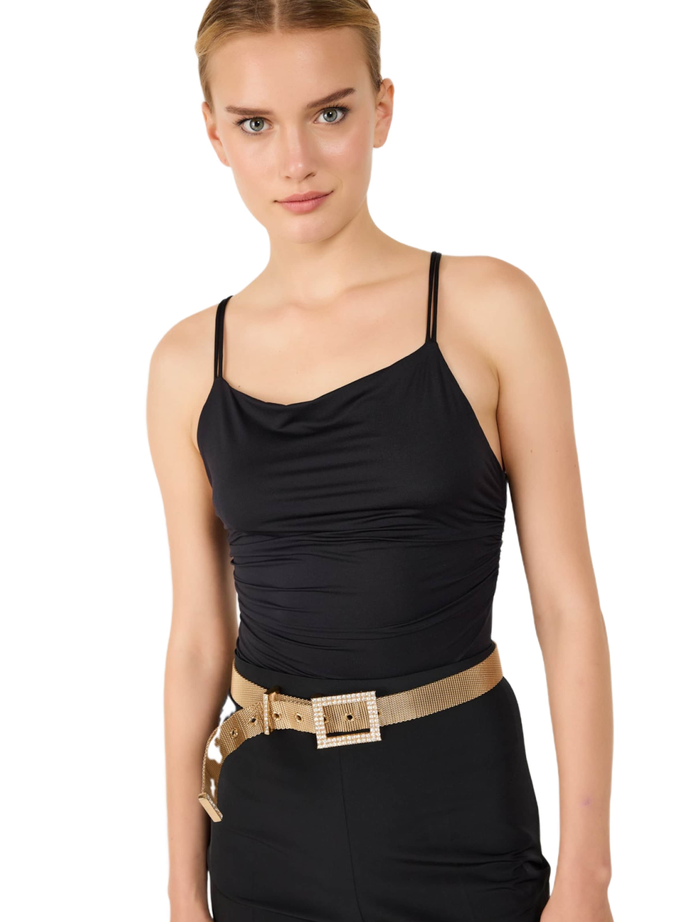 No Matter What Shirt body in Zwart: voorkant