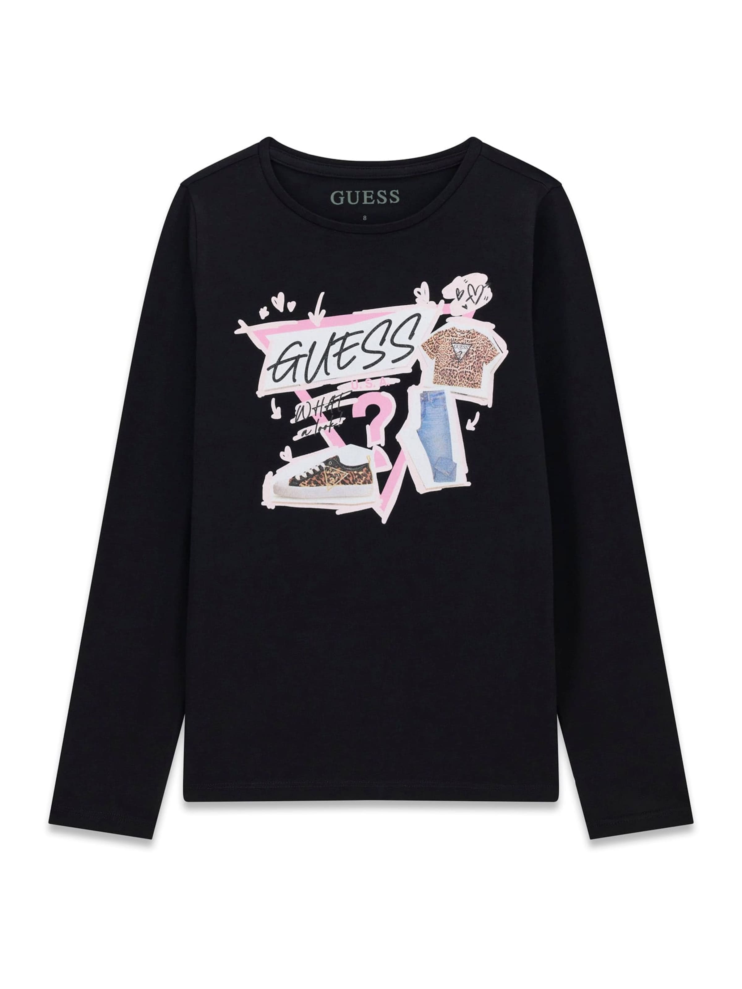 GUESS Shirt in Schwarz: Vorderseite