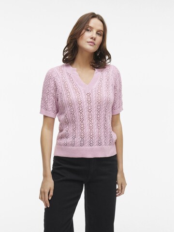 VILA Top in Roze: voorkant