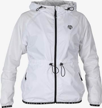 MOROTAI Athletic Jacket 'Naka' in White: front