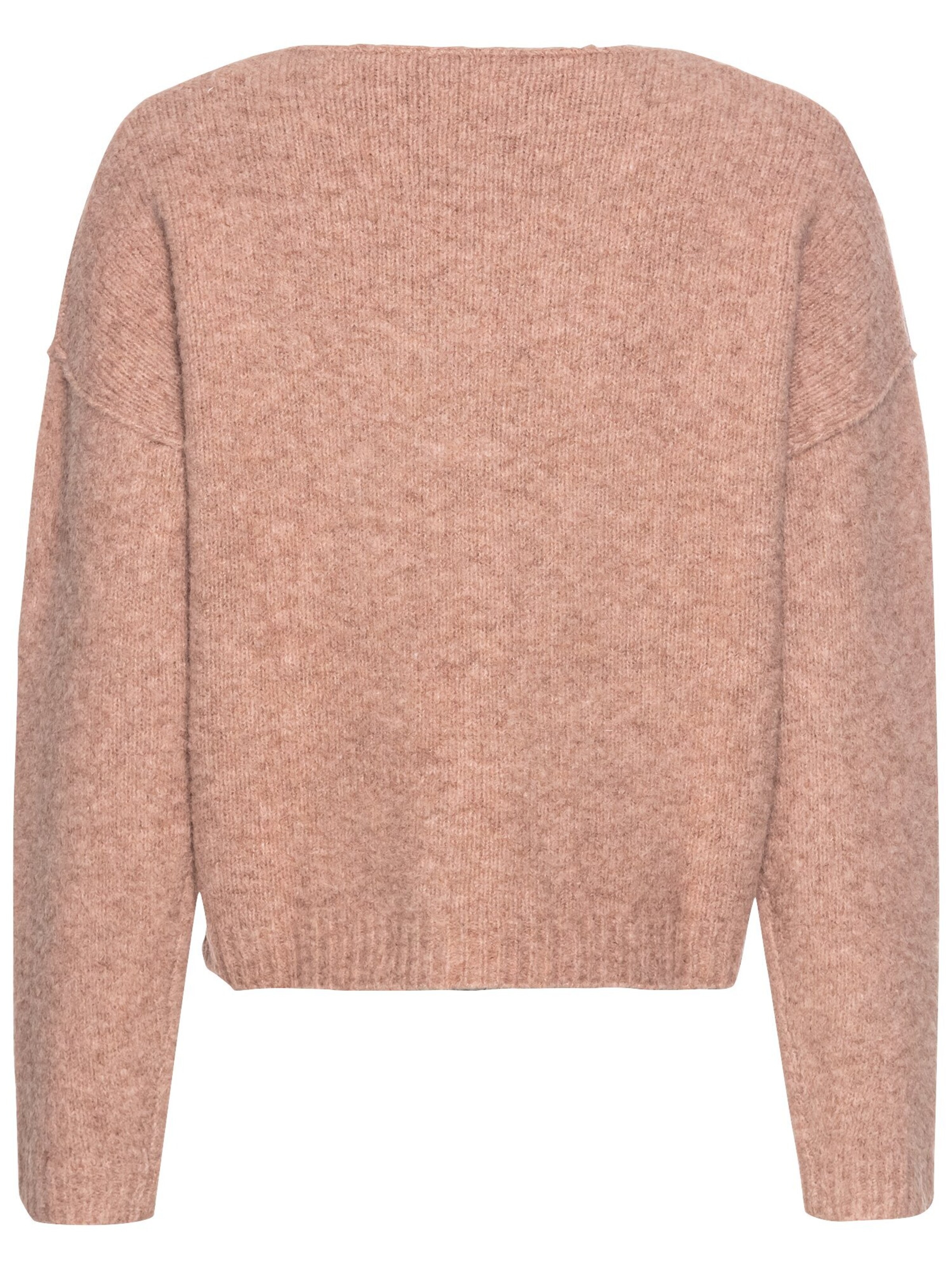 CAMEL ACTIVE Strickpullover aus einem Wollmix in Pink