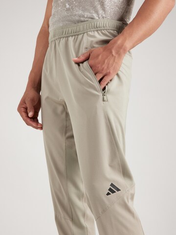 ADIDAS PERFORMANCEregular Sportske hlače 'D4T' - siva boja