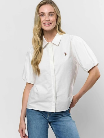 U.S. POLO ASSN. Tričko 'UWIrma' – bílá: přední strana