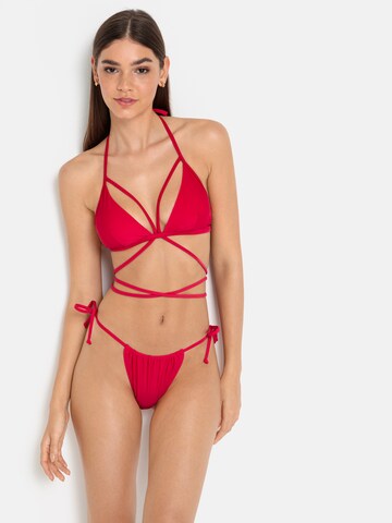 LSCN by LASCANA Bikinibroek 'Gina' in Roze