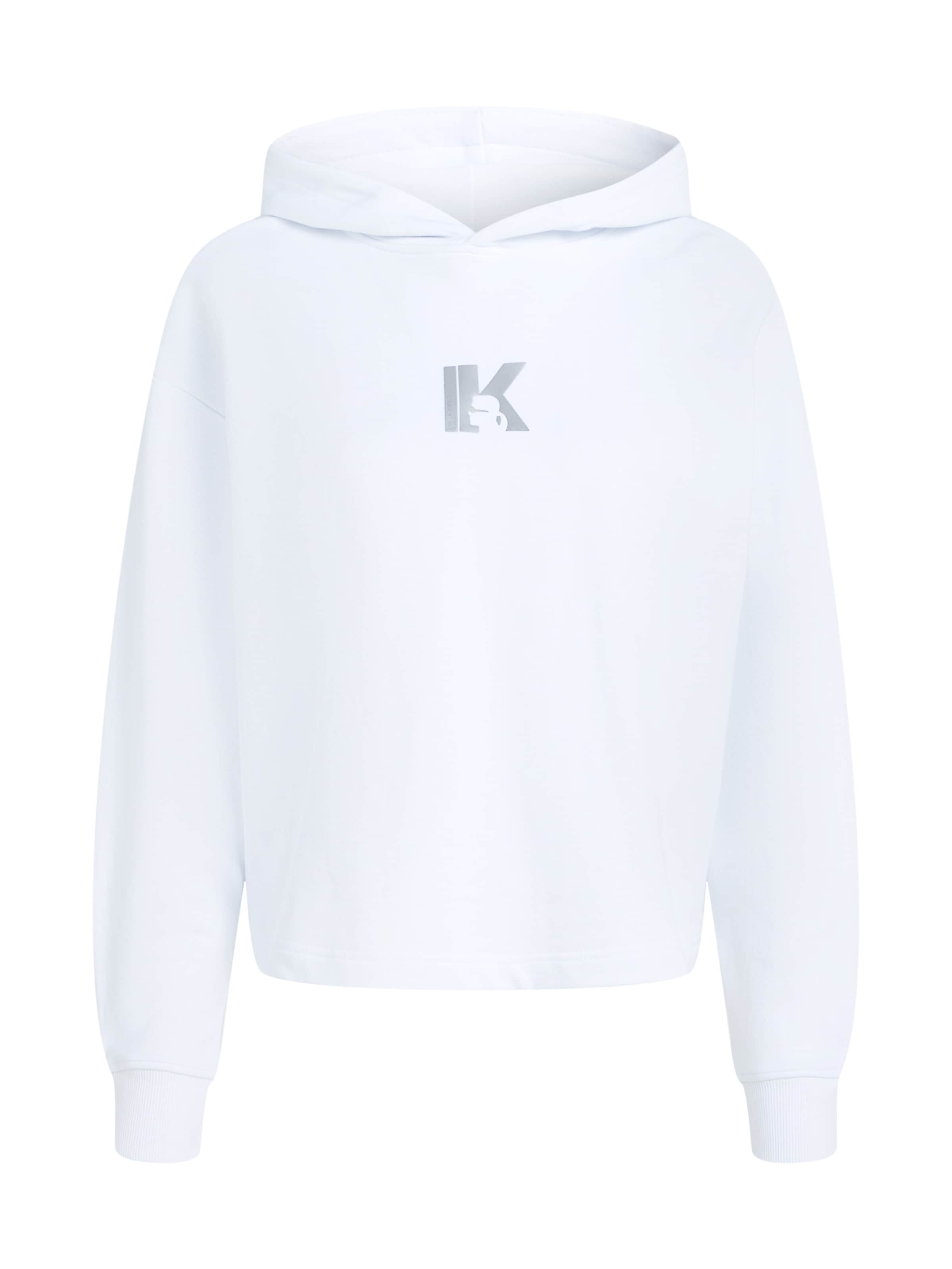 Sweat-shirt KARL LAGERFELD JEANS en blanc : devant