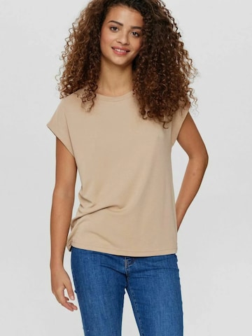 NÜMPH Shirt 'Lizy' in Beige: voorkant
