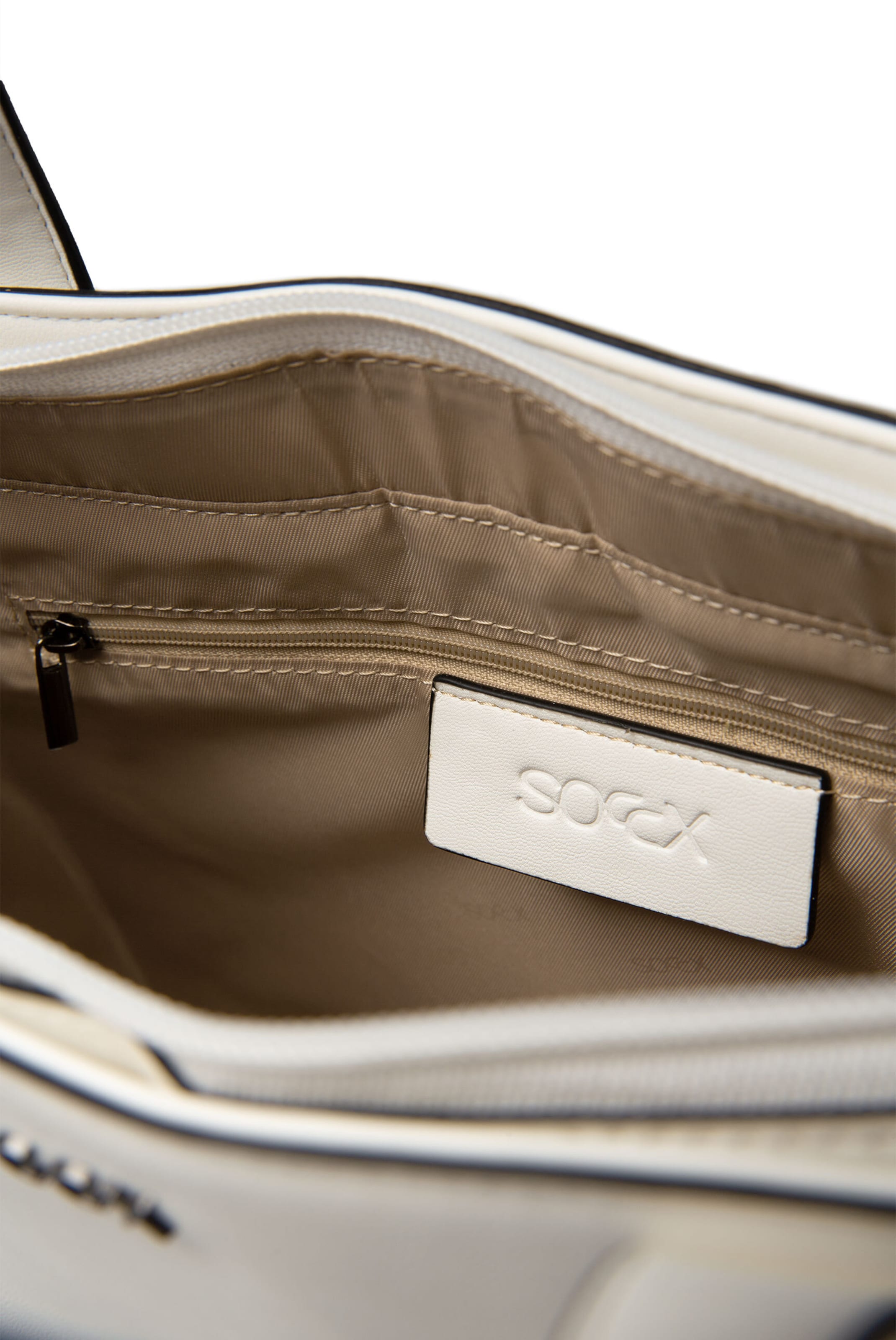 Soccx Handbag in White