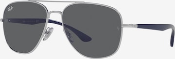 Ray-Ban Zonnebril '0RB3683' in Zilver: voorkant