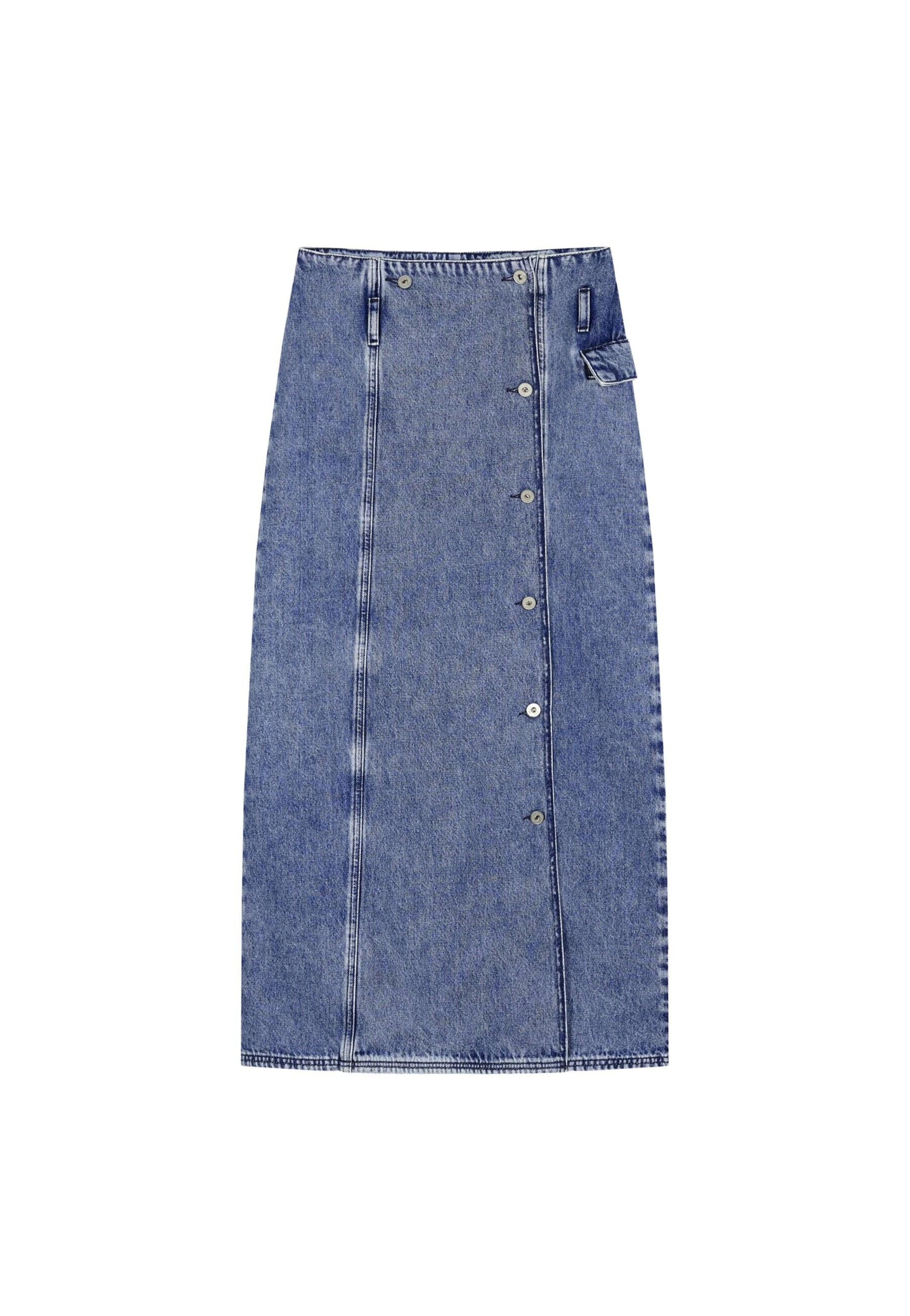 OH APRIL Sukně 'Aspen' – modrá: přední strana