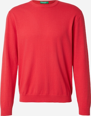 UNITED COLORS OF BENETTON Sweter w kolorze czerwony: przód