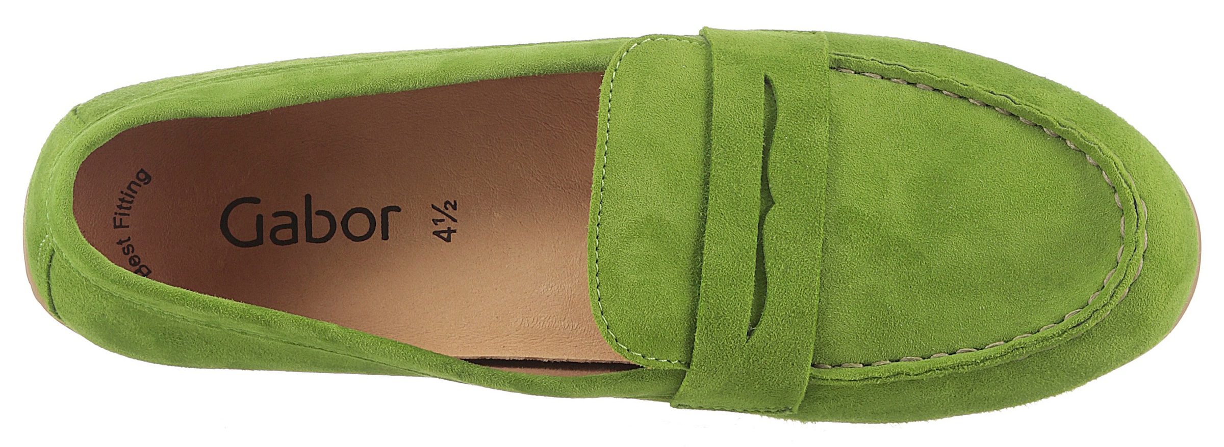 GABOR Mokassin in Grün