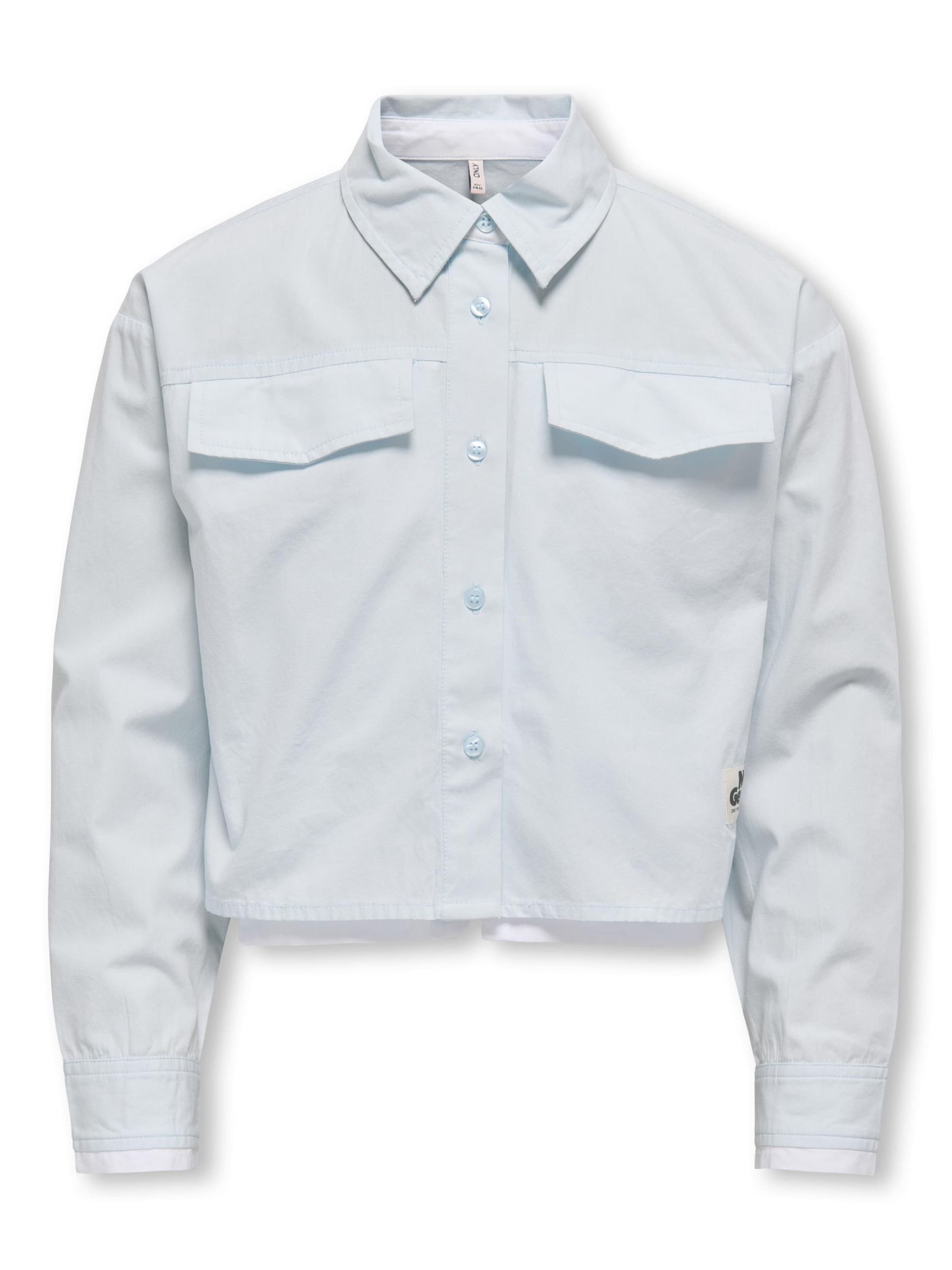 ONLY GIRLS Bluse i blå: forside