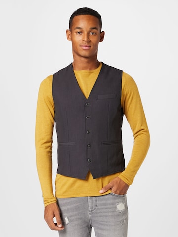 Gilet de costume 'FRANCO' JACK & JONES en gris : devant