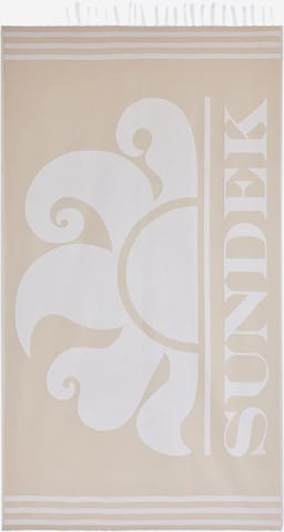 Sundek - Toalha de praia em bege: frente