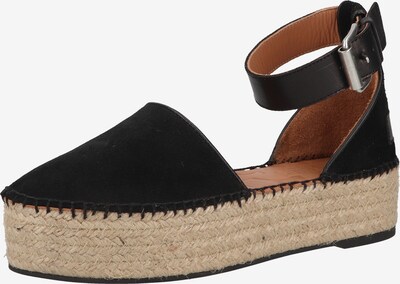 SHABBIES AMSTERDAM Strap sandal in Beige / Black, Item view