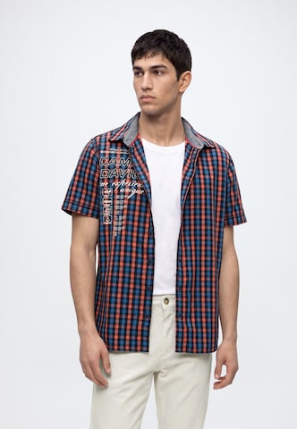 CAMP DAVID - Slim Fit Camisa em laranja